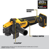 DeWalt DCG416B 20V MAX* 4-1/2 IN. - 5 IN. BRUSHLESS CORDLESS PADDLE SWITCH ANGLE GRINDER WITH FLEXVOLT ADVANTAGE (TOOL ONLY)