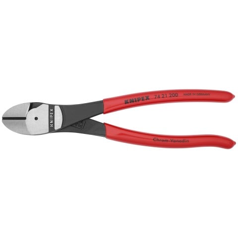 KNIPEX 74 21 200 8 in High Leverage Angled Diagonal Cutting Pliers