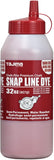 TAJIMA PLC3-DR900 Marking Tools - Dark Red 32 oz (907g) Semi Permanent Snap-Line Dye