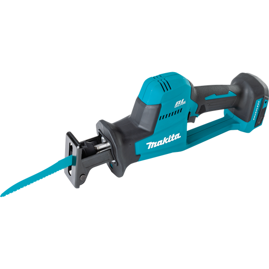 Makita XRJ08Z 18V LXT® Lithium‑Ion Brushless Cordless Compact One‑Handed Recipro Saw, Tool Only