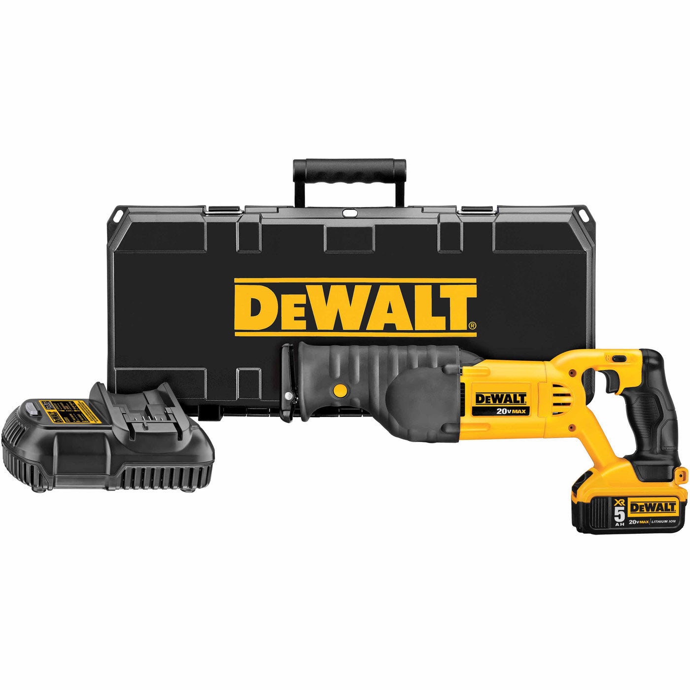 DeWalt DCS380P1 20V MAX Lithium Ion Reciprocating Saw Blade Kit With 5.0 Ah Battery
