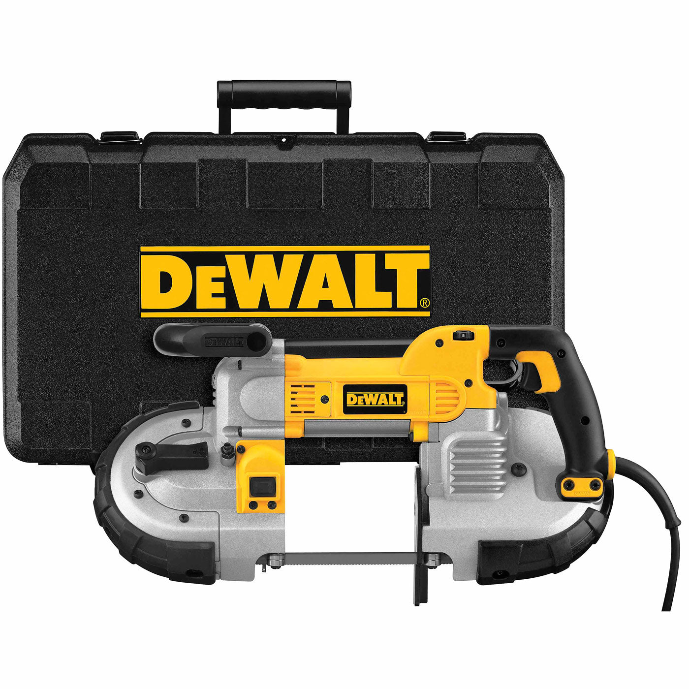 DeWalt DWM120K Heavy-Duty Variable Speed Deep Cut Portable Band Saw Kit