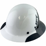 LIFT Safety HDF50C-20CK Carbon Fiber Hard Hat - Full Brim 5050 Black Camo/White