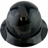LIFT Safety HDC-20CK DAX Carbon Fiber Full Brim Hard Hat - Ratchet Suspension - Camo Black