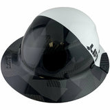 LIFT Safety HDF50C-20CK Carbon Fiber Hard Hat - Full Brim 5050 Black Camo/White