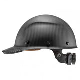LIFT Safety HDCM-17KG DAX Carbon Fiber Cap Style Hard Hat - Ratchet Suspension - Matte Black