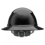 LIFT Safety HDF-15KG DAX Full Brim Hard Hat - Ratchet Suspension - Black