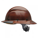 LIFT Safety HDF-15NG DAX Full Brim Hard Hat - Ratchet Suspension - Natural/Brown