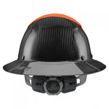 LIFT Safety HDF50C-19OC DAX 50-50 Carbon Fiber Full Brim Hard Hat - Ratchet Suspension - Orange/Black