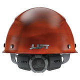 LIFT Safety HDFC-17NG DAX Cap Style Hard Hat - Ratchet Suspension - Natural/Brown