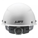 LIFT Safety HDFC-17WG DAX Cap Style Hard Hat - Ratchet Suspension - White