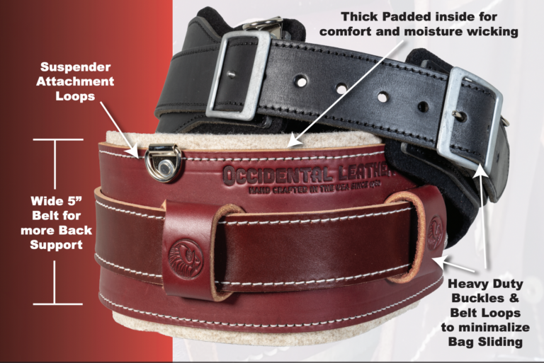 Occidental Leather 5135 STRONGHOLD COMFORT BELT SYSTEM – Fasteners Inc