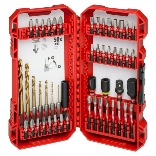 Milwaukee 48-32-4013 SHOCKWAVE Impact Duty Drill & Drive Set  50PC