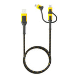 DeWalt 131 1356 DW2 Reinforced 3-in-1 Cable for Lightning, USB-C and Micro-USB
