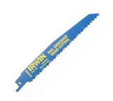 Irwin 372656 6" x 6 TPI Bi-Metal Reciprocating Saw Blade Wood w/ Nails