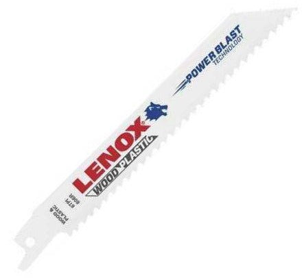 Lenox 606R 6" x 6 TPI Steel Reciprocating Saw Blade Wood