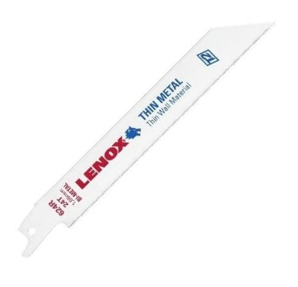 Lenox 624R 6" x 24 TPI Bi-Metal Reciprocating Saw Blade
