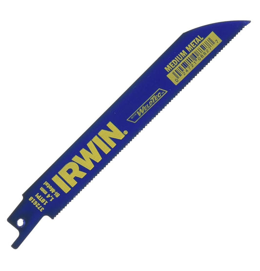 Irwin 372618 6" x 18 TPI Bi-Metal Reciprocating Saw Blade Metal Cutting