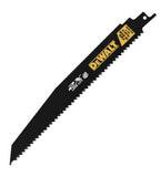 DeWalt DWA4166B 6" Sawzall Saw Blades 6TPI Bi Metal & Wood w/ Nails