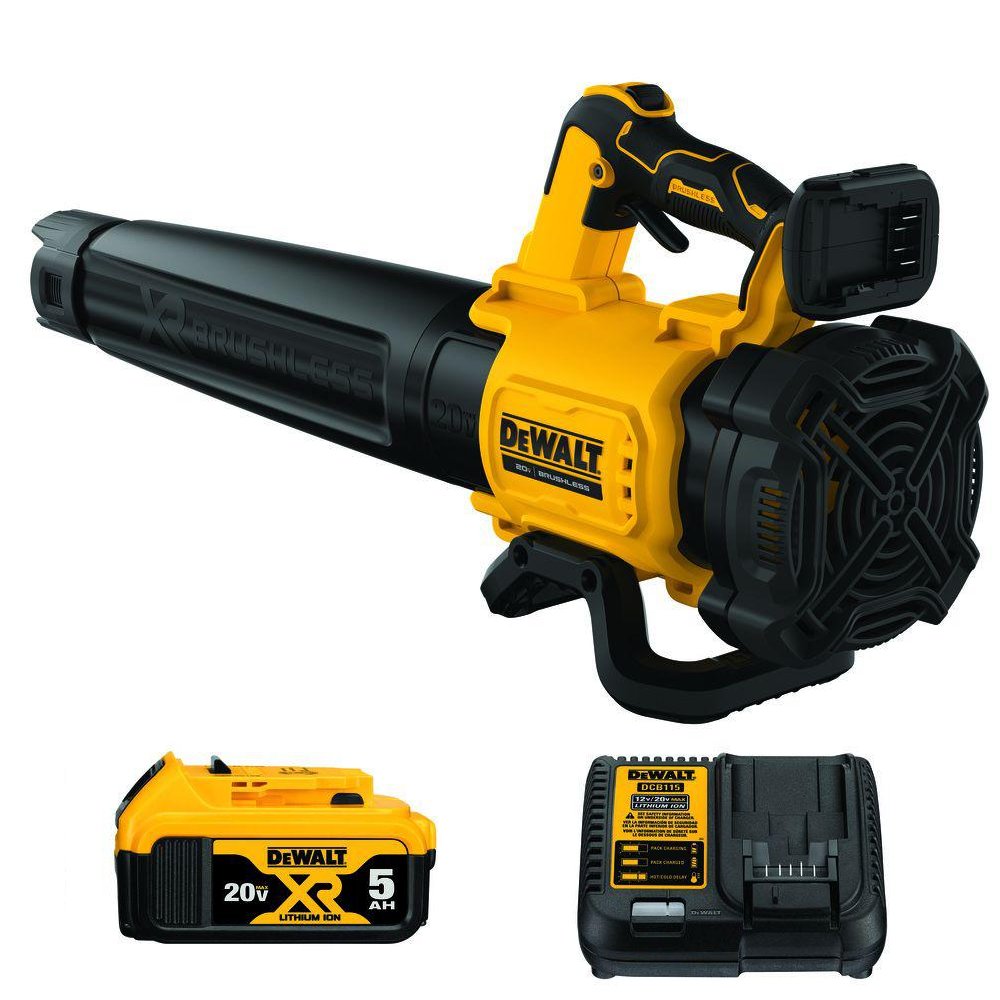 DeWalt DCBL722P1 125 MPH 450 CFM 20V MAX Lithium-Ion Cordless Brushles ...