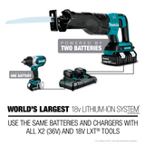 Makita XRH01Z 18V LXT® Lithium‑Ion Brushless Cordless 1" Rotary Hammer, accepts SDS‑PLUS bits, Tool Only