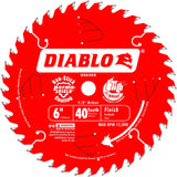 Diablo D0640X 6 In. X 40 Tooth Saw Boss Finish Blade