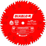Diablo D1050X 10" X 50 Tooth Combination Circular Saw Blade