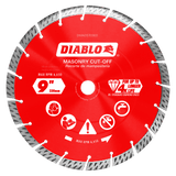 Diablo DMADST0900 9 in. Diamond Segmented Turbo
Cut-Off Discs for Masonry