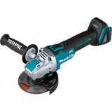 Makita XAG25Z 18V LXT® Lithium‑Ion Brushless Cordless 4‑1/2” / 5" X‑LOCK Angle Grinder, with AFT®, Tool Only
