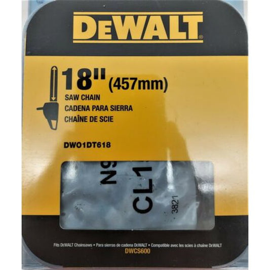 DEWALT DWO1DT618 18 in. Chainsaw Replacement Chain