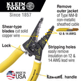 Klein-Kurve® K1412 Dual NM Cable Stripper/Cutter