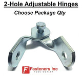 2-Hole Adjustable Hinges for Unistrut Channel B-Line #4681 P1843 B335 Zinc / EG