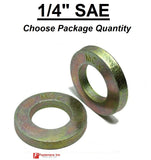 1/4" Extra Thick Flat Washers SAE Grade 8 Hardened Washer MCX Mil-Carb