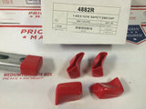 13/16" Shallow Red End Caps for Unistrut Channel (#4882R) (P2860-33)