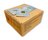 (Qty 25) 3/4" x 3" x .25 (approximately) Square Bearing Plate Washer Galvanized