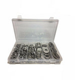 275 Piece Extra Thick Heavy Duty Stainless Steel Flat Washer Assortment 1/4"-3/4