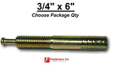 3/4" x 6" Strike Pin Nailon Concrete Wedge Anchor Yellow Zinc