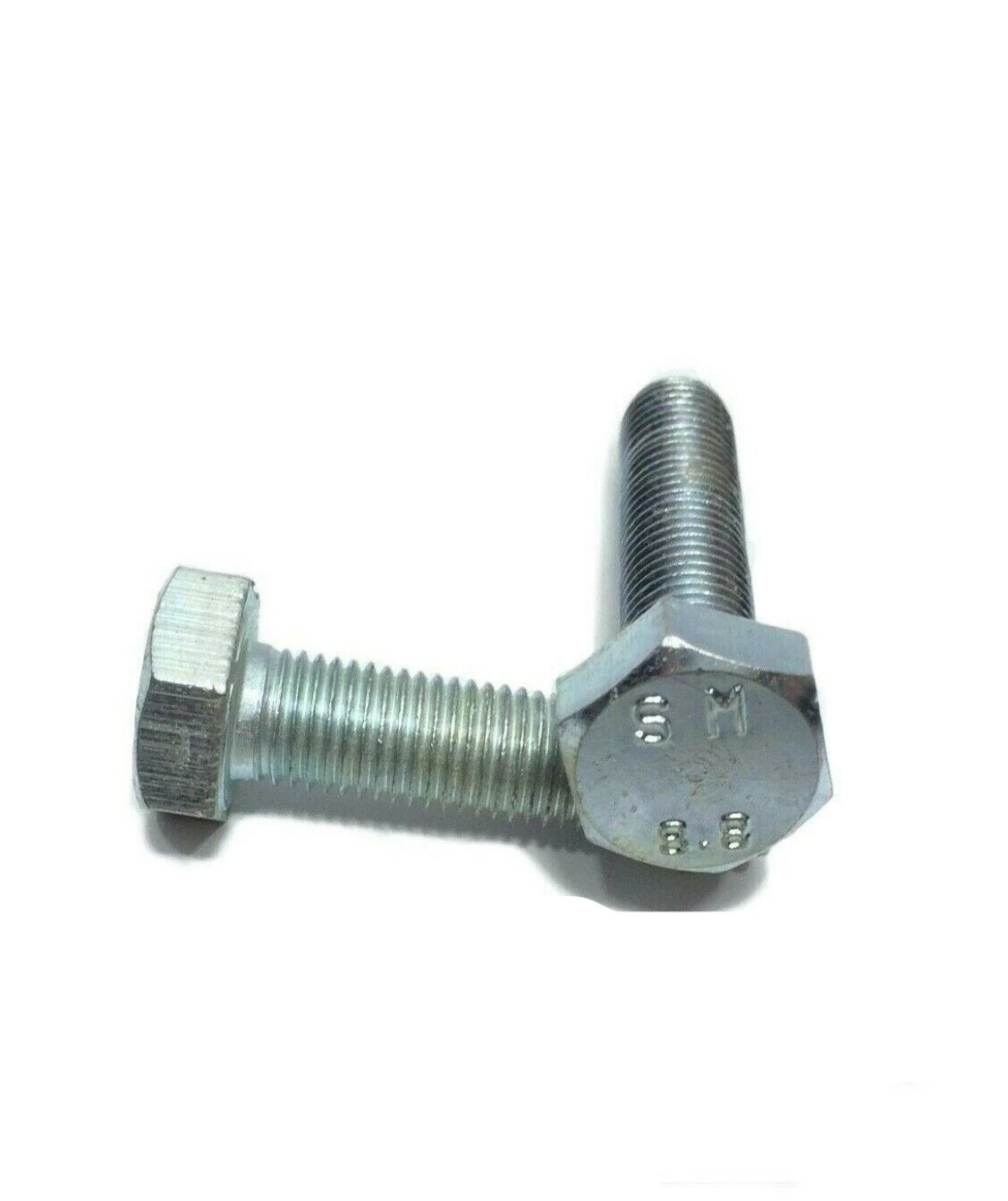 (Qty 45) M14-2.0 x 20mm Hex Bolt Zinc Plated Grade 8.8 Cap Screw