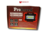 Proferred Rechargeable Led Worklight 1000 Lumens 3.5hrs M12040 USB Rechargeable