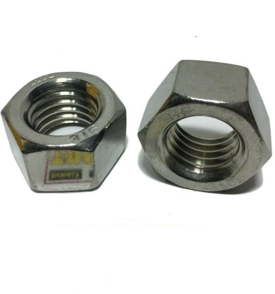 (Qty 25) 1/4-20 UNC 316 Grade Stainless Steel Finished Hex Nut GRADE 316