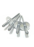 1/8" Dia. x 1/8" Large Flange POP Rivets ALL AlumInium 4-2 ABA42LF