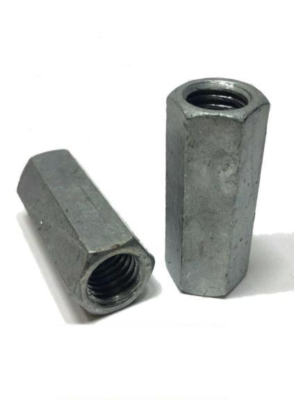 7/8"-9 x W 1 1/4" x L 2 1/2" Coupling Nut Hot Dipped Galvanized 