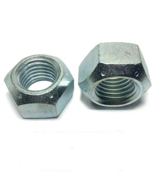 7/8"-9 All Metal Top Crimping Cone Lock Nut Grade 8 / C Zinc Plated
