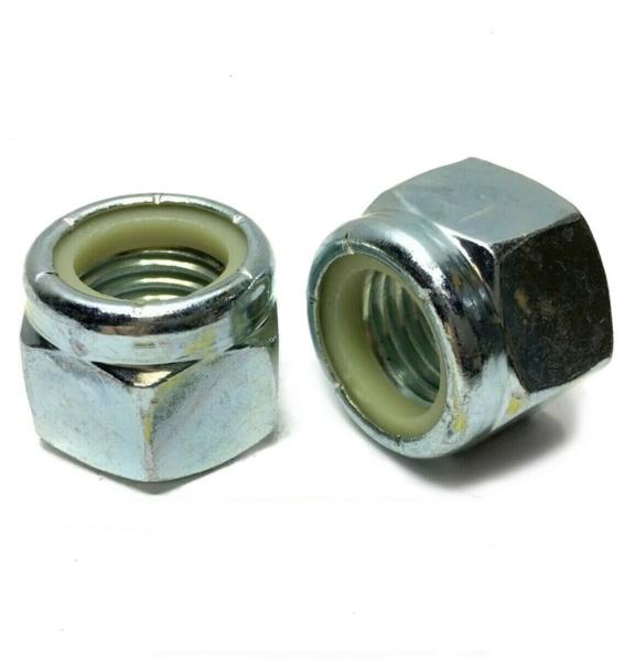 (Qty 25) 3/4-10 Nylon Insert Lock Nuts Nylock Zinc Plated (25 Pieces Total)