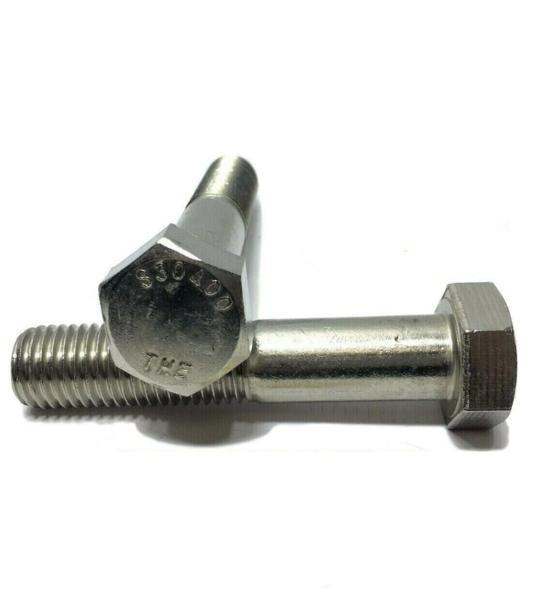 (Qty 25) 5/8-11 x 8" Stainless Steel Hex Cap Screw / Bolt 18-8 / 304