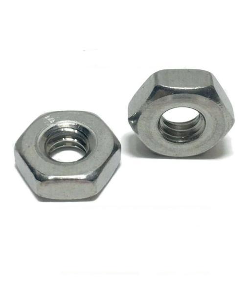 #10-32 StaInless Steel FInished Hex Nuts 304 / 18-8