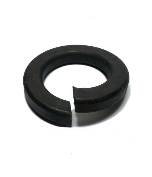 (Qty 100) 1/4" Regular Standard Split Lock Washers Plain Finish / Black