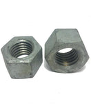 1/4"-20 Low Carbon Grade 2 FInished Hex Nuts Hot Dipped Galvanized