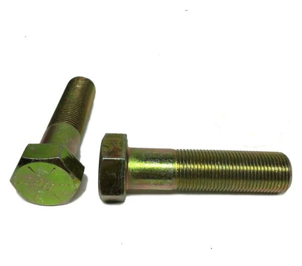 3/8"-24 x 5" Hex Bolt Zinc Plated Grade 8 Cap Screw FIne Thread
