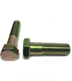 3/8"-16 x 2 1/2" Hex Bolt Zinc Plated Grade 8 Cap Screw Partial Thread